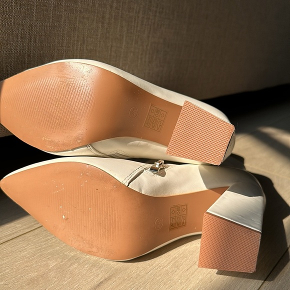 BOOHOO white heeled booties - Picture 5 of 9